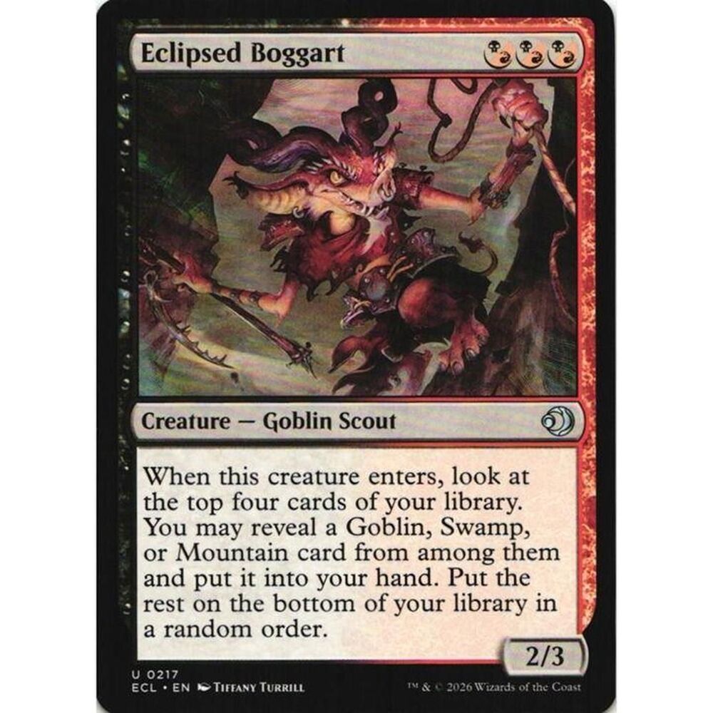Eclipsed Boggart #217 Magic Lorwyn Eclipsed